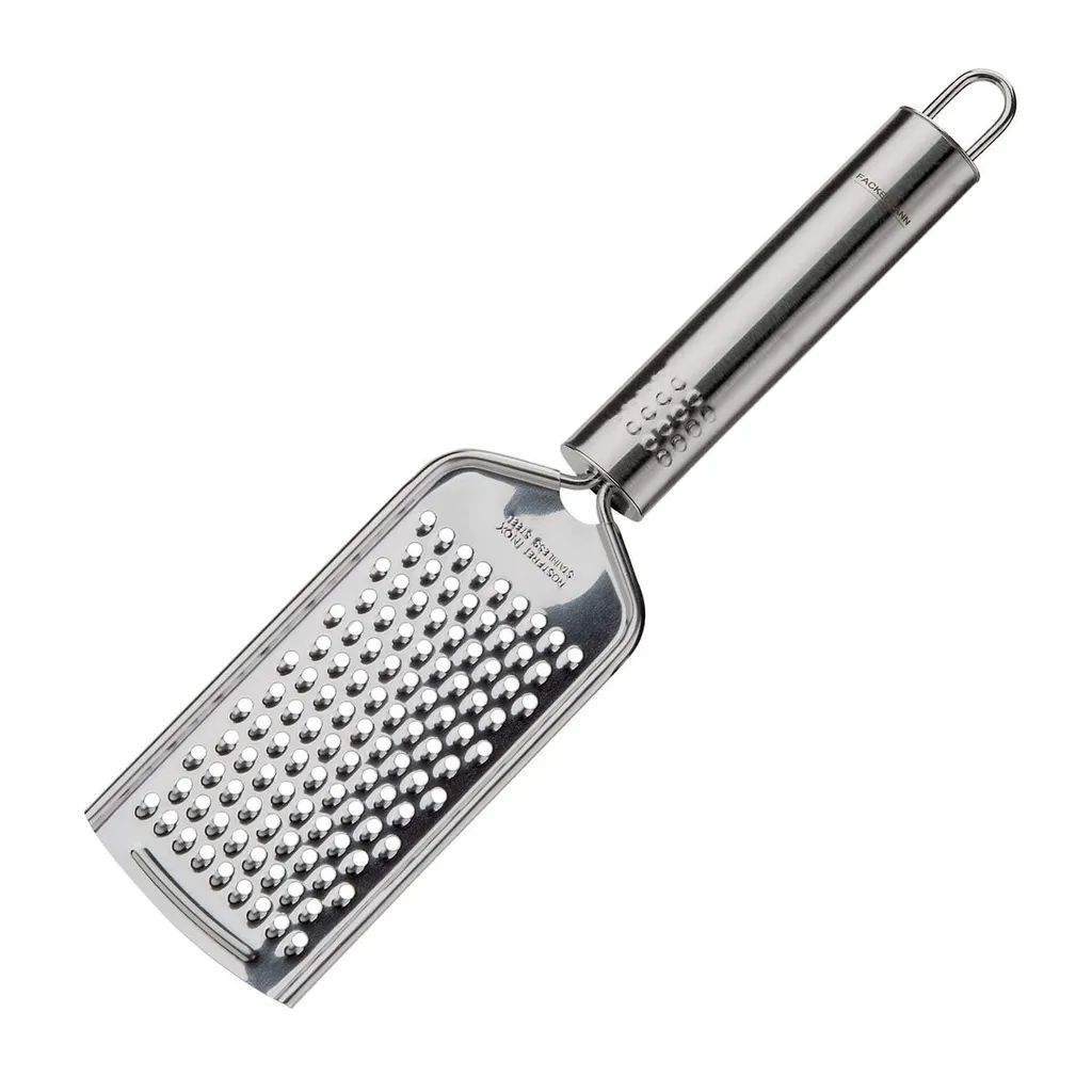 Fackelmann Reibe OVALGRIFF, Käsereibe, Zester Aus Rostfreiem Edelstahl (Farbe: Silber), Menge: 1 Stück 6 Fackelmann Reibe OVALGRIFF, Käsereibe, Zester Aus Rostfreiem Edelstahl (Farbe: Silber), Menge: 1 Stück – Bild 4