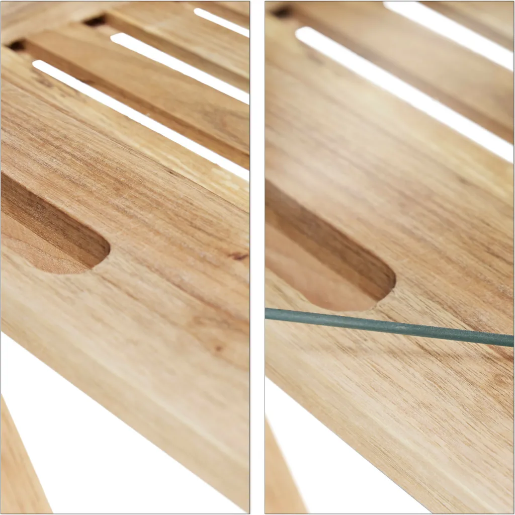 Relaxdays Küchenwagen Aus Walnussholz 8 Relaxdays Küchenwagen Aus Walnussholz – Bild 6