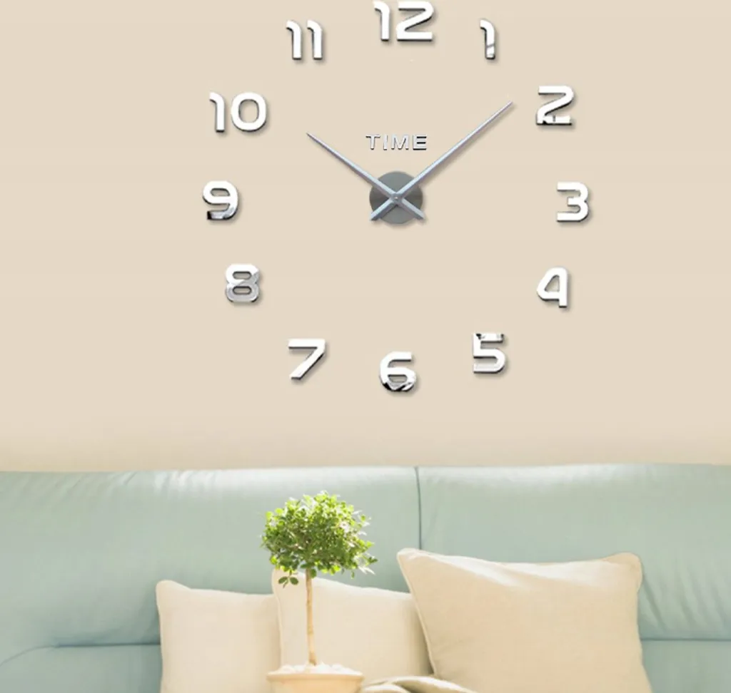 3D Wanduhren Wanduhr Groß Uhr Mute Decor Wandtattoo Modern Deko Geschenk Home Office Büro DIY Wohnwand Wohnzimmer Wand Decoration Design Schwarz Retoo 7 3D Wanduhren Wanduhr Groß Uhr Mute Decor Wandtattoo Modern Deko Geschenk Home Office Büro DIY Wohnwand Wohnzimmer Wand Decoration Design Schwarz Retoo – Bild 5