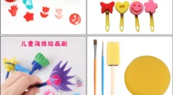 30 Pcs Kinder Schwamm Pinsel Malset Früherziehung Kunst Graffiti Liefert Kinder Malwerkzeuge DIY -Haushaltswaren Store 94918321b8e3cdb8a3d0321dc356fd96