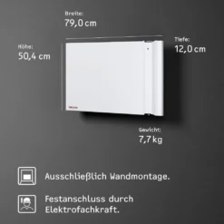 STIEBEL ELTRON Duo-Wandkonvektor CND 100, 1 KW, Für Ca. 10 M², LC-Display, Wochenschaltuhr, 234814 -Haushaltswaren Store 950fd36109f91a1535c38c33407f8847