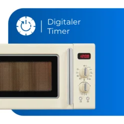 Exquisit Mikrowelle RMW720-3GDIG Creme | 20 Liter Nutzinhalt | 1000 Watt | Creme 11 Exquisit Mikrowelle RMW720-3GDIG Creme | 20 Liter Nutzinhalt | 1000 Watt | Creme -Haushaltswaren Store 955ff5024783b346d9a1100d2a6dcc7d