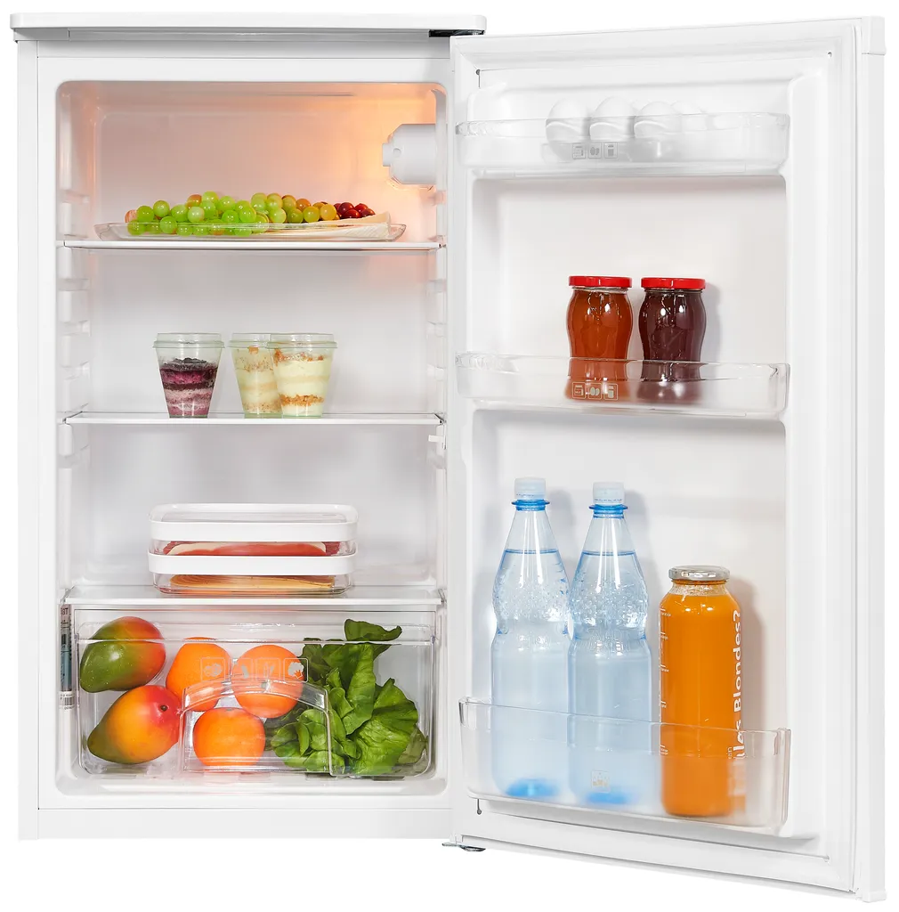 Exquisit Vollraumkühlschrank KS116-V-040E Weiss | 91 L Nutzinhalt | Weiß 7 Exquisit Vollraumkühlschrank KS116-V-040E Weiss | 91 L Nutzinhalt | Weiß – Bild 5