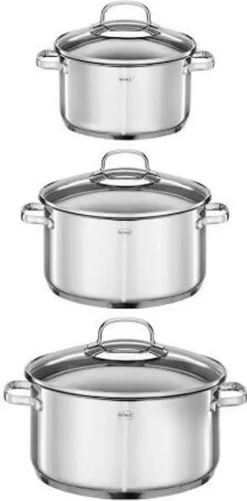 Rösle RÖSLE ELEGANCE Topfset 4-tlg., 3 Hochwertige Töpfe Und 1 Stielkasserolle Im Set -Haushaltswaren Store 96449aa41cd0638a326d791903c165ce