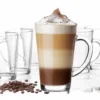 Latte Macchiato Gläser Mit Griff Aus Glas Set (6-Teilig) 270ml (max. 350ml) Kaffeegläser -Haushaltswaren Store 9664205c5a046d0e1943b5e89d9bb3f1