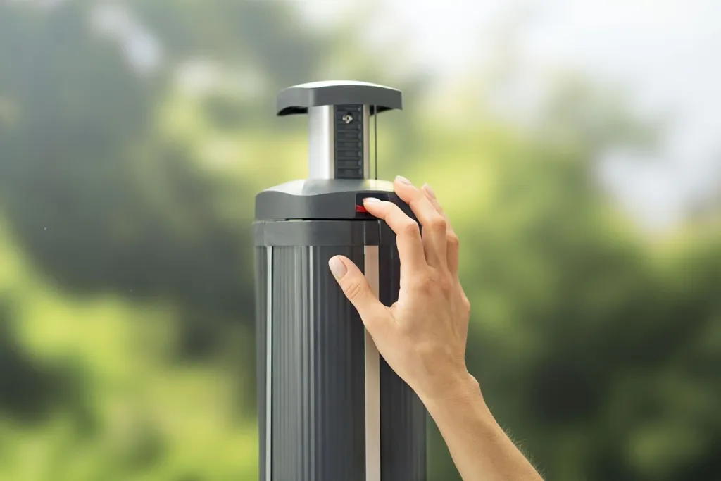 Vileda Wäschespinne SUN-RISE 40 M Inklusive Bodenhülse 4 Vileda Wäschespinne SUN-RISE 40 M Inklusive Bodenhülse – Bild 2