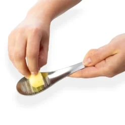 Ingwerreibe Knoblauch Ginger Löffelreibe Gewürzreibe Muskatreide Edelstahl Reibe -Haushaltswaren Store 97a69d18973690dc6631f689f9033833