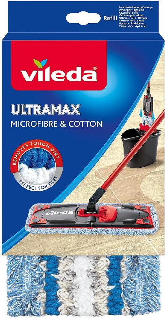 Vileda Ersatzbezug Ultramax Micro & Baumwolle Wischbezug 10 Vileda Ersatzbezug Ultramax Micro & Baumwolle Wischbezug – Bild 8