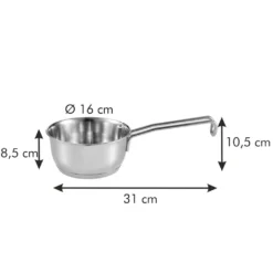 Stielkasserolle GrandCHEF ø 16 Cm, 1,25 L -Haushaltswaren Store 97cdd8b00a3791478bf7c7fd7cb37aeb