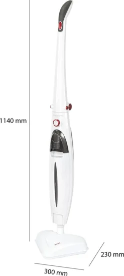 ProfiCare Dampfmop PC-DR 3093 Anthrazit-weiss / 1.500 Watt / Dampfreiniger Für Alle Bodenbeläge / 99 % Gegen Viren -Haushaltswaren Store 98435274f2dec17a7aaeeb11b65332a9