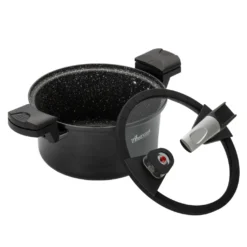 AMERCOOK Fresh Cooker Kochtopf Niederdrucktopf 24 Cm - Universal-Topf Für Alle Herdarten Kochtopf - Induktionsgeeigneter Kochtopf Energiespartopf - Kochtopf Vitaminschonend Schnellkochtopf Mit Ventil 15 AMERCOOK Fresh Cooker Kochtopf Niederdrucktopf 24 Cm - Universal-Topf Für Alle Herdarten Kochtopf - Induktionsgeeigneter Kochtopf Energiespartopf - Kochtopf Vitaminschonend Schnellkochtopf Mit Ventil -Haushaltswaren Store 988a61d937c4fa30259200fb725bc3ca