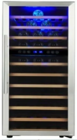 PKM Weinkühlschrank Weintemperierschrank Weinkühler WKS 72B - 197 L 73 Flaschen -Haushaltswaren Store 98c48987adf9a167229766a70fdaa156