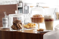 Leonardo Latte Macchiatto Becher 'Solo LM' Mit Löffel, 400ml, Ø 8,5 X 14,7cm (4er Set) -Haushaltswaren Store 98f671ec6a44036cff916e04b96011b9