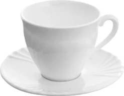 Kaffeeservice Tee-Set Kaffee-Set Tasse Untertasse CADIX 220ml LUMINARC 12-tlg. -Haushaltswaren Store 9ae062ca8699603e0ccbc86255048ea4
