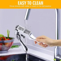 2 In1 Knoblauchpresse Knoblauchhacker Knoblauchschneider Aluminiumlegierung Küchenutensilien -Haushaltswaren Store 9b8f2d64d36eac37832f61ff42f2e005