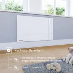 STIEBEL ELTRON Duo-Wandkonvektor CND 100, 1 KW, Für Ca. 10 M², LC-Display, Wochenschaltuhr, 234814 -Haushaltswaren Store 9c0c13bf99d2ec07599068b7062ce1ae