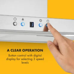 Klarstein Limelight Dunstabzugshaube 60 Cm , Wandhaube , Energieeffizienzklasse A++ , Abluftbetrieb , 600 M³/h , 3 Geschwindigkeitsstufen , Digitalanzeige , LED-Kochfeldbeleuchtung , Umrüstbar Auf Umluftbetrieb , Edelstahl Gebürstet 19 Klarstein Limelight Dunstabzugshaube 60 Cm , Wandhaube , Energieeffizienzklasse A++ , Abluftbetrieb , 600 M³/h , 3 Geschwindigkeitsstufen , Digitalanzeige , LED-Kochfeldbeleuchtung , Umrüstbar Auf Umluftbetrieb , Edelstahl Gebürstet -Haushaltswaren Store 9c24789b241148137e2276d6b1e12c8a