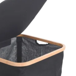 Wäschekorb Mit Deckel, Schwarzer Tasche Für Schmutzige Kleidung,83 L - Storagesolutions -Haushaltswaren Store 9ca51c6f36b22d5a6fdb2293745692b2