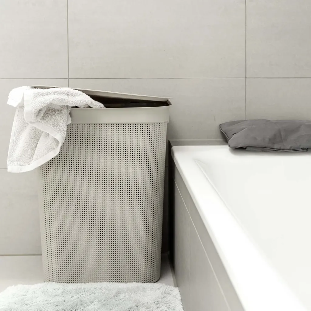 ROTHO Set Wäschesammler 50l BRISEN, Farbe:Cappuccino 6 ROTHO Set Wäschesammler 50l BRISEN, Farbe:Cappuccino – Bild 4