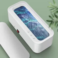 Weiß Ultraschall Schmuckreiniger, Tragbare Ultraschall Reinigungsmaschine, Kleiner Ultraschall-Reiniger Für Brillen/Uhren/Ohrringe/Ringe/Halsketten -Haushaltswaren Store 9d33b5ac1f3ff9cabb7ae5a6e2899881