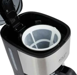 Adler AD-4407 Tropfkaffeemaschine 8 Tassen, Edelstahl, BPA-frei, 550 W, 550 W, 0,7 Liter, Schwarz Und Grau -Haushaltswaren Store 9d462fa8f2a3c635b2159d6efbecae1a