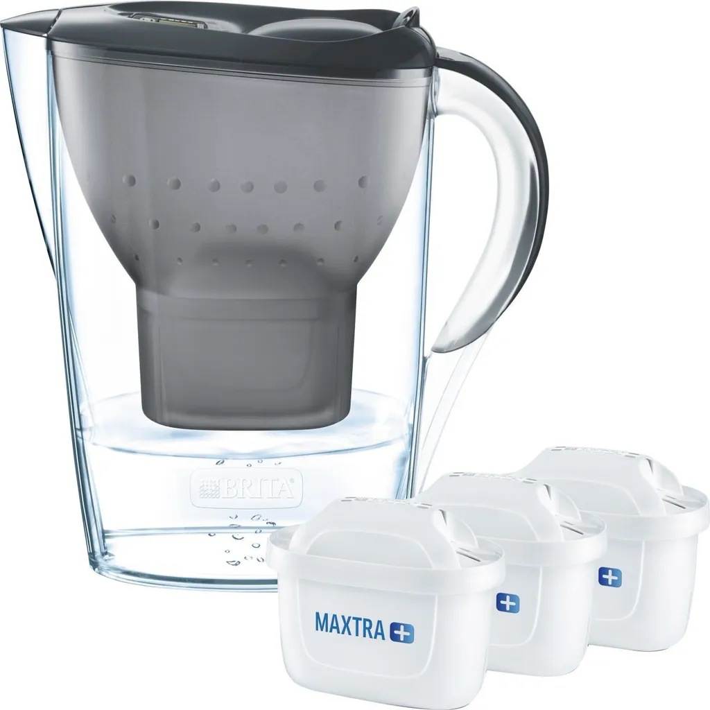 Brita Fill & Enjoy Starterpaket Marella Cool, Gesamtvolumen 2,4 L (gefiltertes Wasser 1,4 L), Incl. 3 Kartuschen MAXTRA+ , Farbe Anthrazit 8 Brita Fill & Enjoy Starterpaket Marella Cool, Gesamtvolumen 2,4 L (gefiltertes Wasser 1,4 L), Incl. 3 Kartuschen MAXTRA+ , Farbe Anthrazit – Bild 6