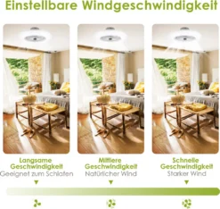 Lospitch Deckenventilator Fernbedienung Weiss Mit Beleuchtet Beleuchtung Schlaf 80W -Haushaltswaren Store 9e2df8fd28bd1d9298380031ad8edc9e