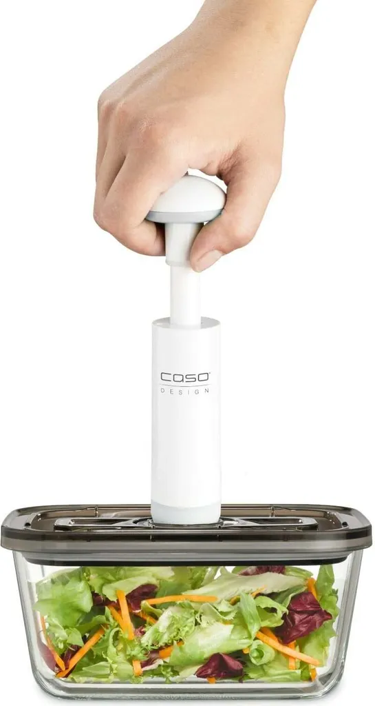 Caso Vakuum-Frischebehälter 3er Set - Für Platzsparende Aufbewahrung (1er Pack) 18 Caso Vakuum-Frischebehälter 3er Set - Für Platzsparende Aufbewahrung (1er Pack) – Bild 16