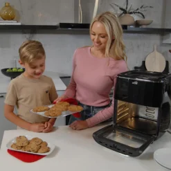 Starlyf® Air Oven XXL – 12 Liter Heißluftfriteuse Mit 10 Programmen Und Rotisserie-Funktion, Drehspieß, LED Display Mit Touch Screen, 1700 Watt , Ohne ÖL - Airfryer, Heißluft, Fritteuse, Heißluftofen, Backofen, Dehydrator, Grill 34 Starlyf® Air Oven XXL – 12 Liter Heißluftfriteuse Mit 10 Programmen Und Rotisserie-Funktion, Drehspieß, LED Display Mit Touch Screen, 1700 Watt , Ohne ÖL - Airfryer, Heißluft, Fritteuse, Heißluftofen, Backofen, Dehydrator, Grill -Haushaltswaren Store 9e3df7ca49577f39bc3acb97fa7a095a