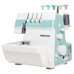 MEDION Overlock Nähmaschine (elektrisch, 90 Watt, LED Licht, Mit Einem Arbeitsgang Schneiden, Umfangreiches Zubehör, MD19169) 9 MEDION Overlock Nähmaschine (elektrisch, 90 Watt, LED Licht, Mit Einem Arbeitsgang Schneiden, Umfangreiches Zubehör, MD19169) -Haushaltswaren Store 9eb6a7ccbffb50c9c66749c21ca61ba0