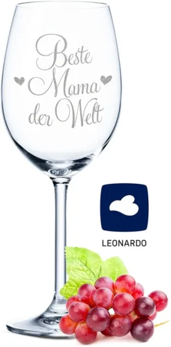 Leonardo Weinglas Beste Mama Der Welt Inkl. Bedruckter Holzkiste + Riesling Tandem - Geschenk Für Mama Ideal Als Muttert 7 Leonardo Weinglas Beste Mama Der Welt Inkl. Bedruckter Holzkiste + Riesling Tandem - Geschenk Für Mama Ideal Als Muttert -Haushaltswaren Store 9eda7f0db991baf34b9b3235d0785064
