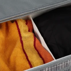 Relaxdays 2 X Wäschekorb Bambus Eckig Grau -Haushaltswaren Store 9eef597a0ffd5b295e9c99064faa6343