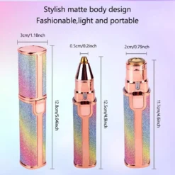 Tragbarer 2 In 1 Elektro Epilierer,Augenbrauenschneider, Weiblicher Körper,Haarentfernung, Frauen,Schmerzloser Rasierer (A) -Haushaltswaren Store 9f1e2e968cd6aa325dc828c0b6dec16a