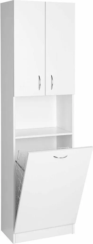 SIMPLEX ECO Hochschrank Mit Wäschekorb 50x180x30cm 4 SIMPLEX ECO Hochschrank Mit Wäschekorb 50x180x30cm – Bild 2