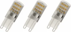 OSRAM BASE LED Lampe PIN, Pinlampe Mit G9 Sockel, 1,90W, Ersatz Für 20W-Glühbirne, Klar, Warmweiss (2700K), 3er-Pack -Haushaltswaren Store 9fc813db5b7c65483a89866080d46ffe