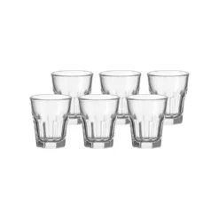 Leonardo Rock Stamper, Schnapsglas, Pinnchen, Shotglas, Glas, 40 Ml, 6er Set, 12994 -Haushaltswaren Store 9ff5c7614fffd872b8d406ef7344b38d