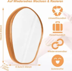 NEU Crystal Haarentferner, Nano Epilierer Für Damen Herren Wiederverwendbarer Magic Crystal Haarentferner Stein Für Körper Beine Arme Rücken Peeling -Haushaltswaren Store a0903725c4191a5420d6042073cb5a82