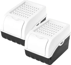 Kartoffelbox Kunststoff Circa 7,7 Liter 2 Stück : Weiß / Schwarz -Haushaltswaren Store a0afc360390ea7e0dfc57c8037275f0e