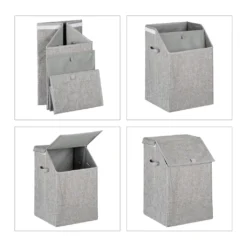 Relaxdays Faltbarer Wäschekorb -Haushaltswaren Store a10a3cbe021933a388a67edf2d4c3207