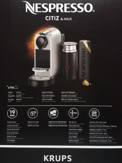 Krups XN7615.19 Nespresso Citiz & Milk Kaffeekapselmaschine (1260 Watt, Wassertankkapazität: 1l, Pumpendruck: 19 Bar) Rot 19 Krups XN7615.19 Nespresso Citiz & Milk Kaffeekapselmaschine (1260 Watt, Wassertankkapazität: 1l, Pumpendruck: 19 Bar) Rot -Haushaltswaren Store a10d7bb8182b452b3a443df52629749f