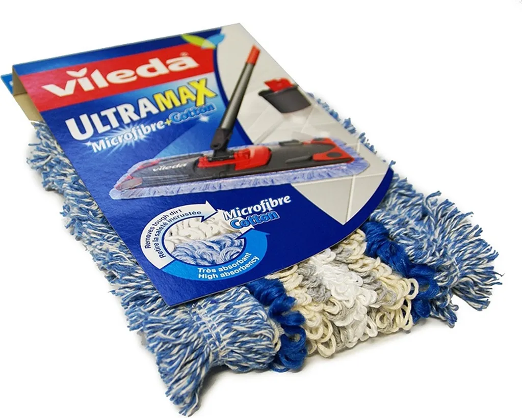 Vileda Ersatzbezug Ultramax Micro & Baumwolle Wischbezug 4 Vileda Ersatzbezug Ultramax Micro & Baumwolle Wischbezug – Bild 2