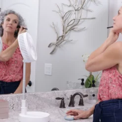 Starlyf® Foldable Fan – Wiederaufladbarer, Kabelloser Und Zusammenklappbarer Ventilator, Akkubetrieb Mit 3 Geschwindigkeiten, 2in1 - Tischventilator Und Standventilator – Aus Der TV Werbung -Haushaltswaren Store a24ec40e0b27f348006504f63e165aab