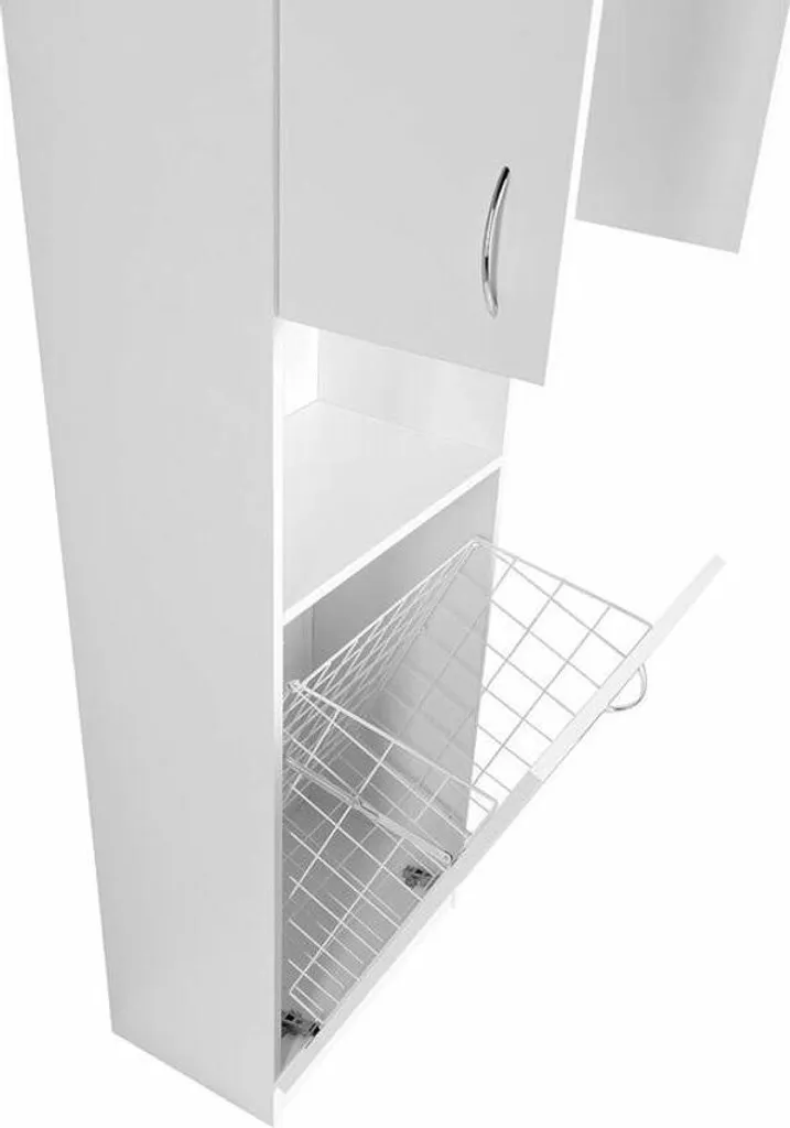 SIMPLEX ECO Hochschrank Mit Wäschekorb 50x180x30cm 5 SIMPLEX ECO Hochschrank Mit Wäschekorb 50x180x30cm – Bild 3