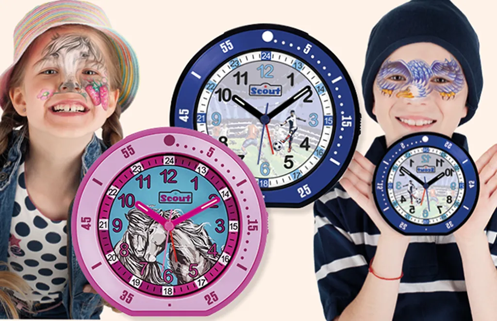 Scout Jungen Wecker Alarm LearnTheTime Blau 280001010 4 Scout Jungen Wecker Alarm LearnTheTime Blau 280001010 – Bild 2