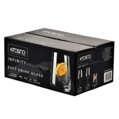 KROSNO Infinity Gläser Für Wasser, Getränke Und Säfte, 6er-Set, 490 Ml -Haushaltswaren Store a4fc9485e5deeb822d2929c4f333f30b