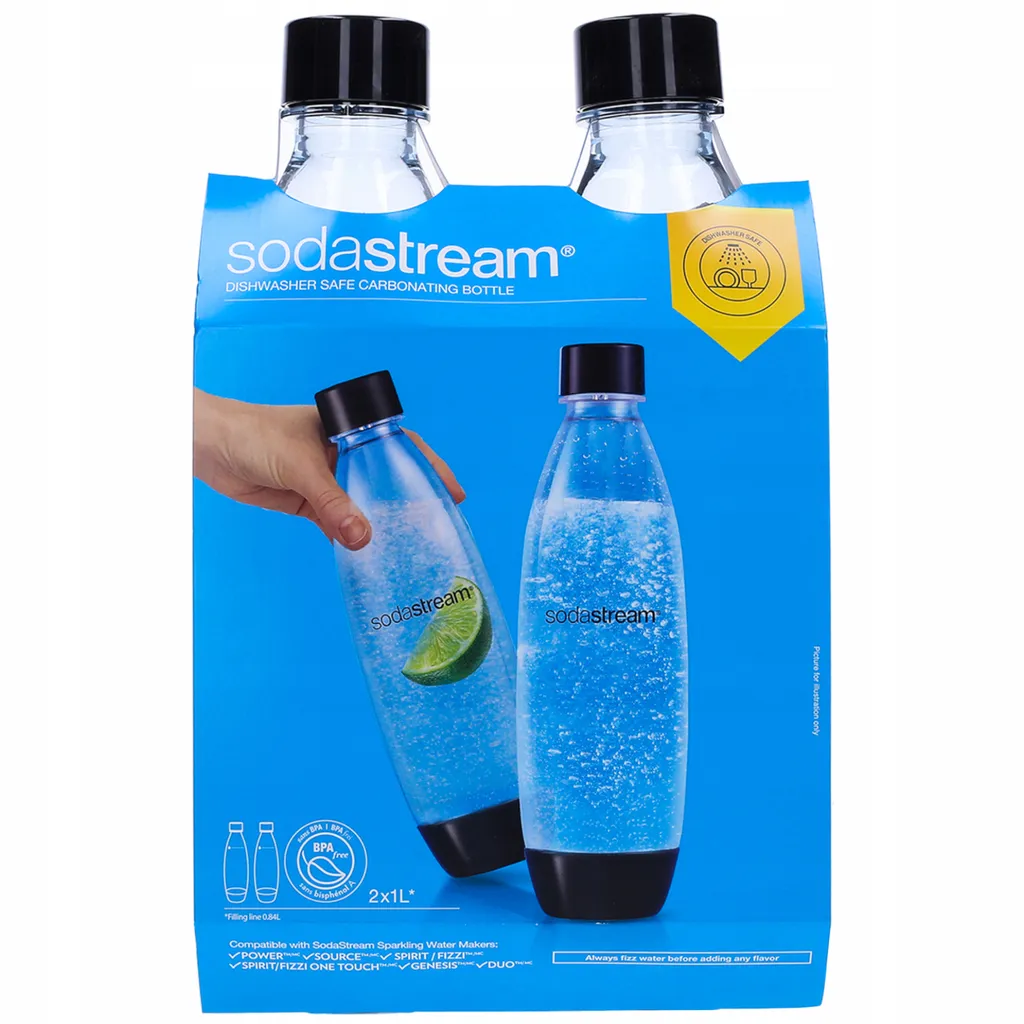 SodaStream Fuse Flaschen-Set 2x1L 4 SodaStream Fuse Flaschen-Set 2x1L – Bild 2