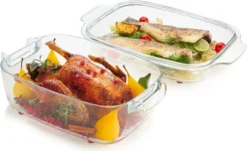 Bräter Mit Deckel GrandCHEF 40 X 26 Cm, Aus Glas -Haushaltswaren Store a50edef3141394a31e141a810464c71a