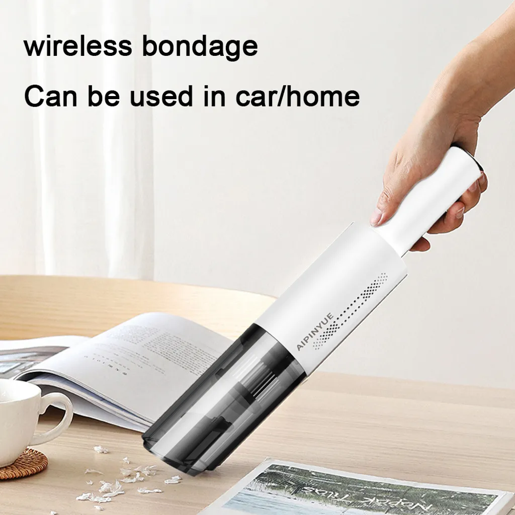 Handheld Vacuum, Car Vacuum Cleaner Cordless 6000PA High Power Small Mini Portable USB Rechargeable Hand Vacuum, For Home, Car, Narrow Spaces ,White 7 Handheld Vacuum, Car Vacuum Cleaner Cordless 6000PA High Power Small Mini Portable USB Rechargeable Hand Vacuum, For Home, Car, Narrow Spaces ,White – Bild 5
