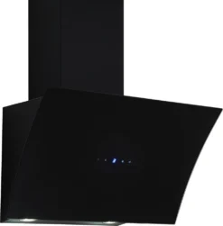 Respekta Dunstabzugshaube Schräghaube Wandhaube Kopffrei Glas 60 Cm Schwarz LED