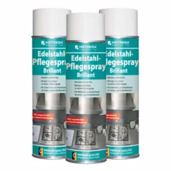 HOTREGA Edelstahl Pflegespray Brillant 500 Ml - Edelstahlreiniger, Edelstahlpflege, Edelstahl Pflege Reiniger Menge:2 -Haushaltswaren Store a7cf2aa5b07d3a22c70cb7dcc3a6a25e
